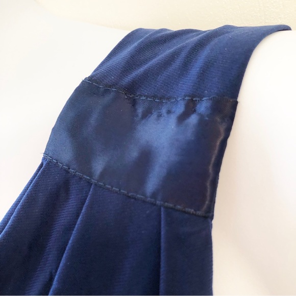Vintage Dark Blue Dress Large to XL - Picture 4 of 9